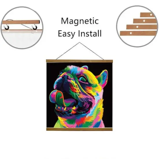Sparkly Selections Magnetic Wooden Frame for Diamond Painting or Posters {4}