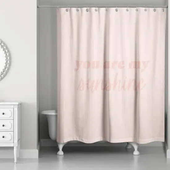 You Are My Sunshine 71" x 74" Shower Curtain {1}