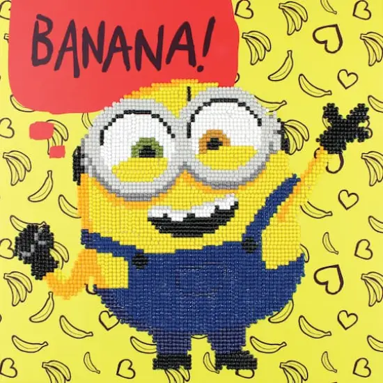 Camelot&reg; Dots Minion Banana Dotz Box Diamond Painting Kit {1}