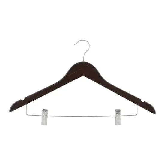 Simplify Mahogany Suit Hangers, 2ct. {1}
