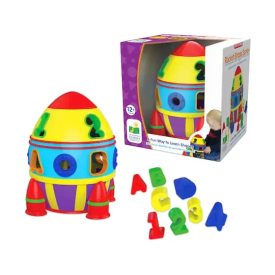 Early Learning - Rocket Shape Sorter {4}