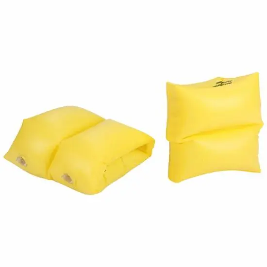 Swim Central Inflatable Yellow Swimming Pool Arm Floats Set {6}
