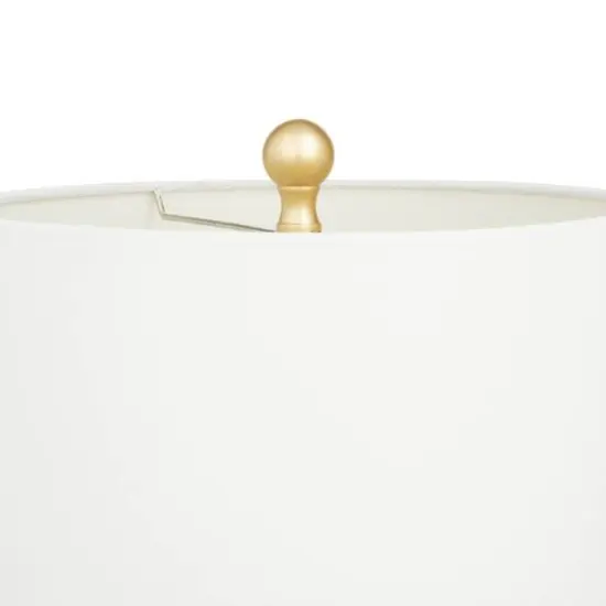 29" Polystone Glam Leopard Table Lamps, 2ct. Gold {11}