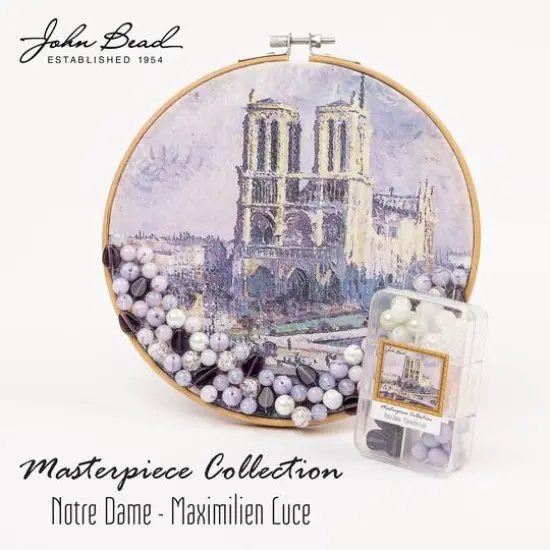 John Bead Masterpiece Collection Glass Bead Box Mix Notre Dame/Maximilien Luce {5}