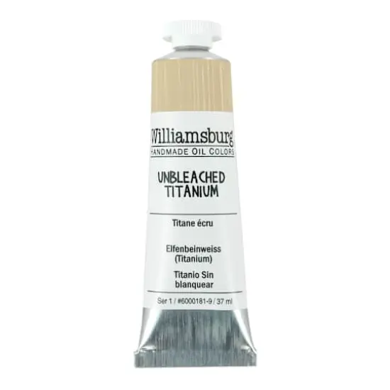 Williamsburg&reg; Artist Oil Colors, 37mL Unbleached Titanium {1}