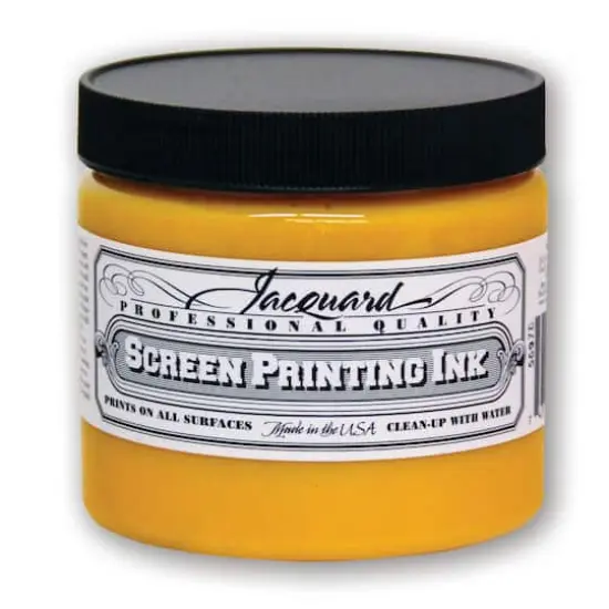 Jacquard Professional Screen Printing Ink, 16oz. Yellow {1}