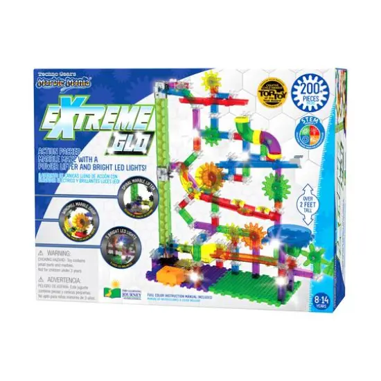 Techno Gears Marble Mania - Extreme Glo: 200+ Pcs {2}