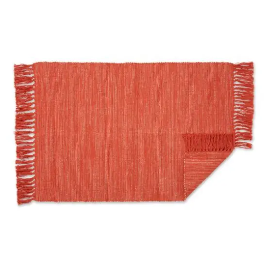 DII&reg; 2-Tone Ribbed Rug, 2ft. x 3ft. Vintage Red/Off White {5}