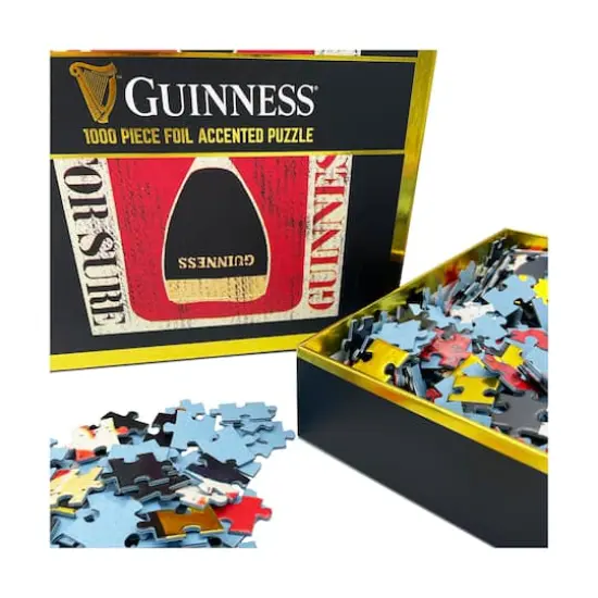 Guinness Foil Accented Puzzle - Retro: 1000 Pcs {7}