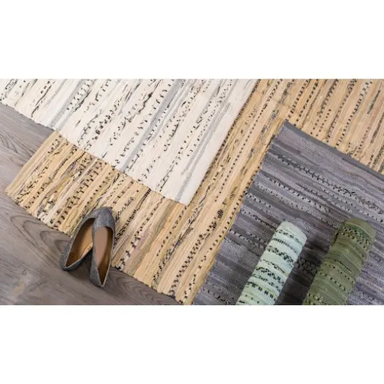 DII&reg; Multi Taupe Rag Rug, 4ft. x 6ft. {5}
