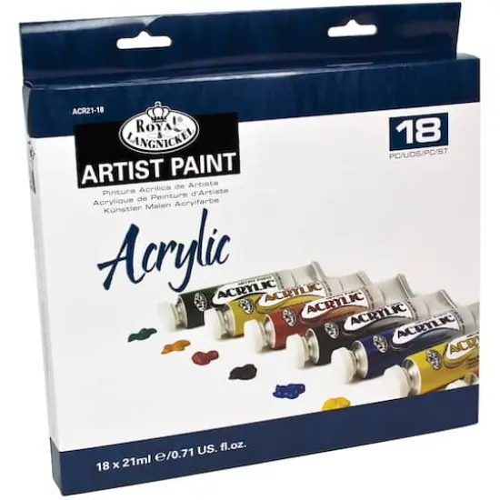 Royal & Langnickel&reg; 18 Color Acrylic Paint Set {1}