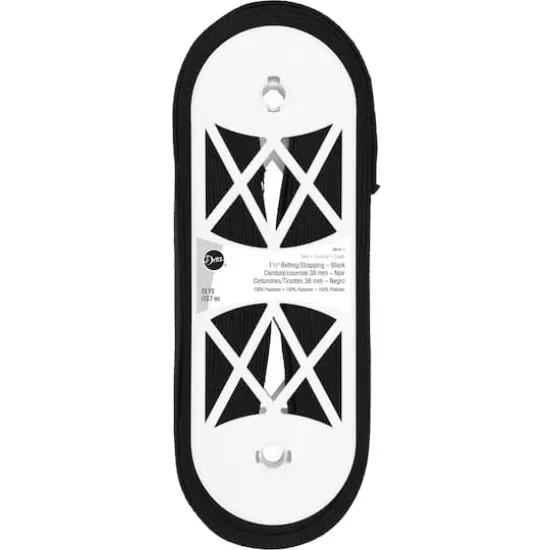 Dritz&reg; 1.5" x 15yd. Polyester Belting for Straps & Handles Black {1}