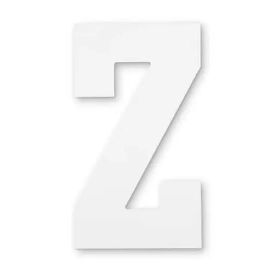 13" White MDF Uppercase Letter by Make Market&reg; Z {1}