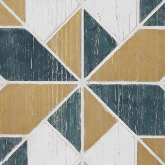 15" Brown Wood Farmhouse Abstract Wall Decor, 3ct. {3}