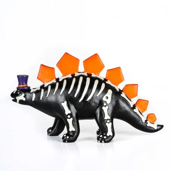 12" Halloween Black Dinosaur Tabletop D&eacute;cor {5}