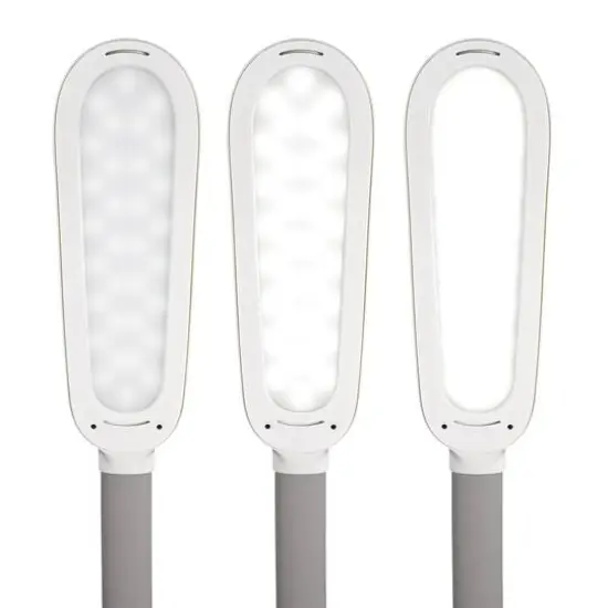 OttLite 27" White Wide Area Dimmable LED Table Lamp {6}