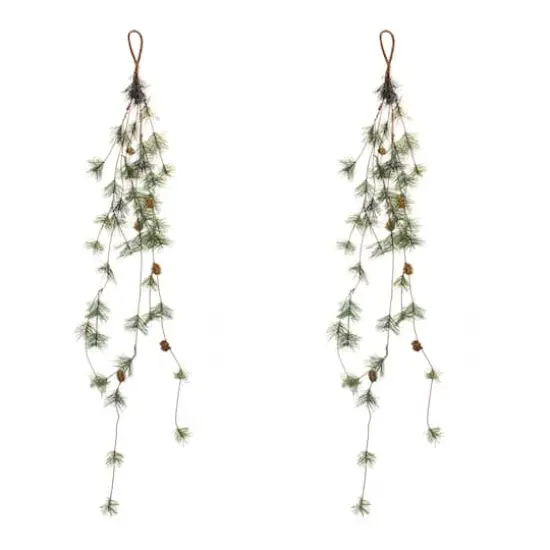 3.7ft Pine Cone Twig Garlands, 2ct. {3}