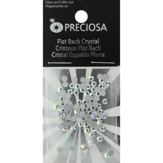 John Bead Preciosa VIVA12 Flatback Czech Crystal Rhinestones, SS12 {2}