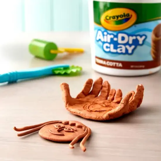 Crayola&reg; Terra Cotta Air-Dry Clay {6}