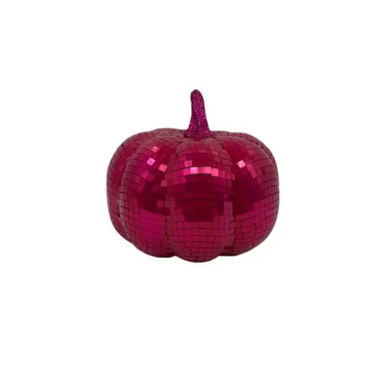 6" Disco Pumpkin Tabletop D&eacute;cor by Ashland&reg; Pink {3}