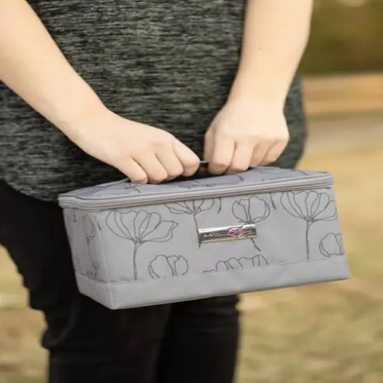 Everything Mary Gray Floral Collapsible Sewing Kit Organizer Box {9}