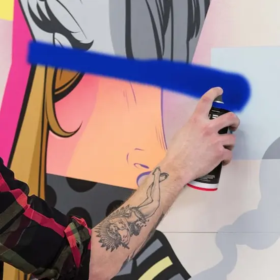 Ironlak Acrylic Spray Paint True Royal {5}