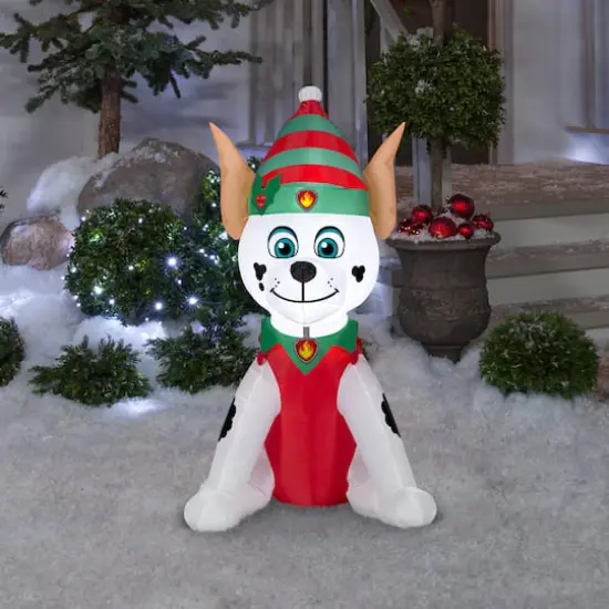 3.5ft. Inflatable Elf Paw Patrol Marshall Dalmatian {3}