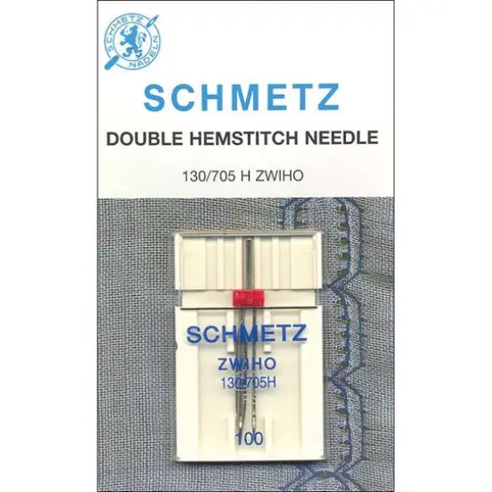 Euro-notions Schmetz Double Hemstitch Machine Needle, 16/100, 1ct {1}