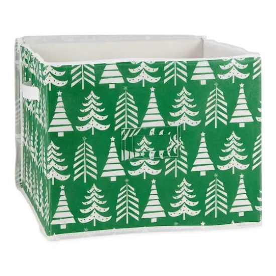 DII&reg; Triple Christmas Tree Print Large Ornament Storage {4}