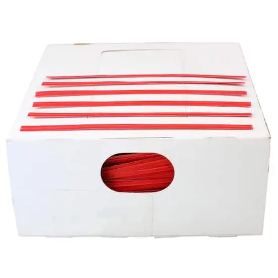 JAM Paper Home D&eacute;cor Trimmings 4" Paper Twist Ties, 2,000ct. Red {1}