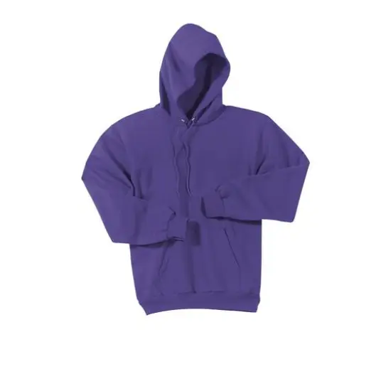 Port & Company&reg; Tall Essential Fleece Pullover Hooded Sweatshirt Purple {1}