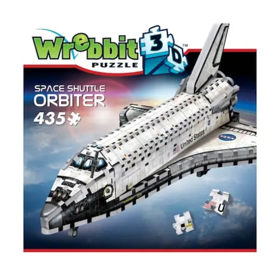 Wrebbit 3D Puzzle&trade; Space Shuttle Orbiter 435 Piece Puzzle {4}