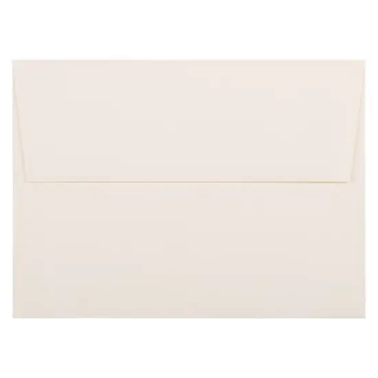 JAM Paper A6 Strathmore Invitation Envelopes, 50ct. Natural White Wove {2}