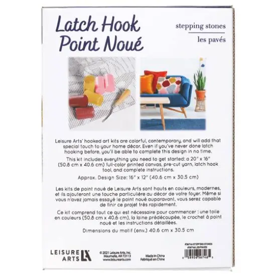 Leisure Arts&reg; Stepping Stones Latch Hook Kit {5}