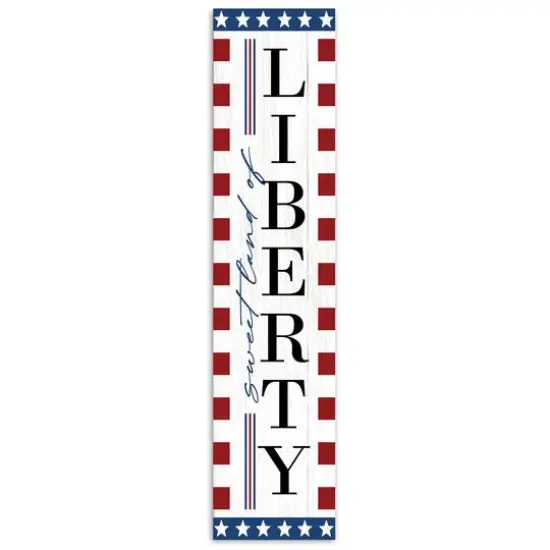 47" Sweet Land of Liberty Porch Leaner {1}