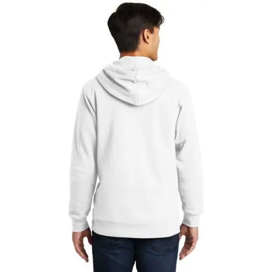 Port & Company® Fan Favorite Fleece Full-Zip Hooded Sweatshirt White {6}