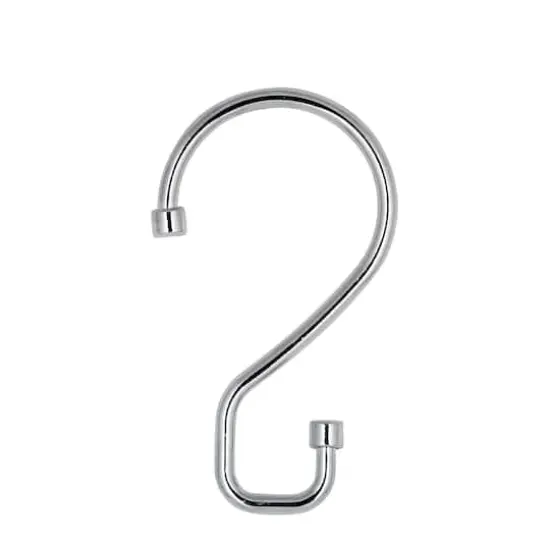 Bath Bliss Chrome 12 Piece S-Hook Shower Curtain Rings {4}