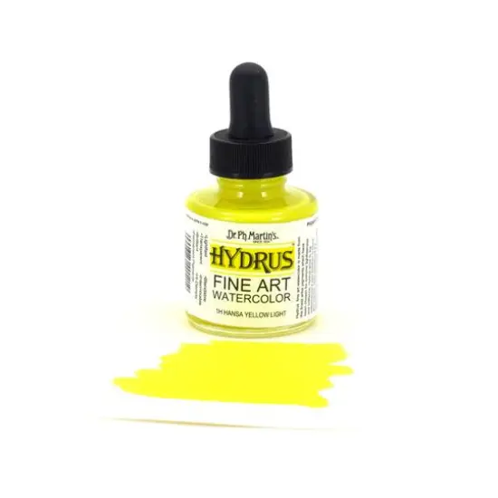 Dr. Ph. Martin's&reg; Hydrus&trade; Fine Art Watercolor, 1oz. 1H Hansa Yellow Light {4}