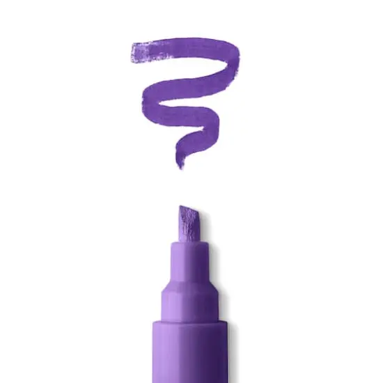 Chisel Tip Multi-Surface Premium Paint Pen by Craft Smart&reg; Plum {3}