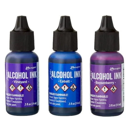 Ranger Tim Holtz&reg; Alcohol Inks Indigo/Violet Spectrum {1}