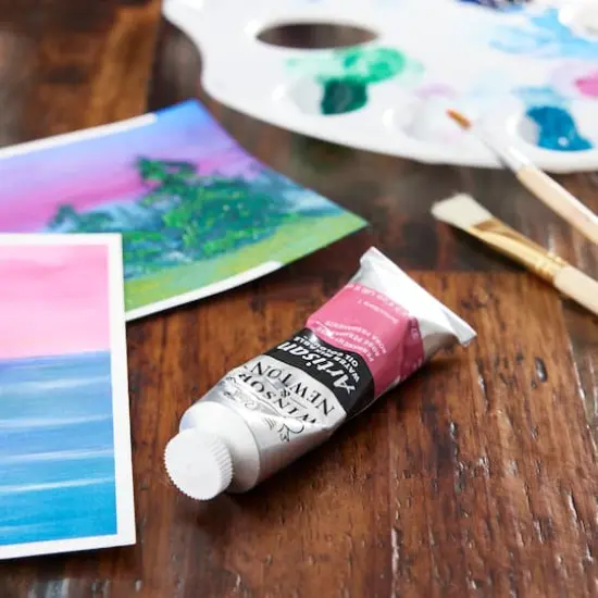 Winsor & Newton® Artisan Water Mixable Oil Color, 37mL Permanent Rose {3}