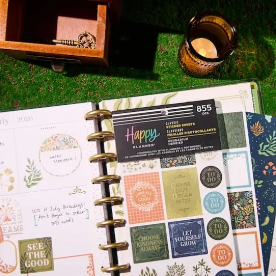 The Classic Happy Planner&reg; Herbarium Sticker Book {8}