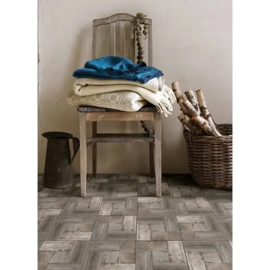 FloorPops Northwoods Peel & Stick Floor Tiles {4}