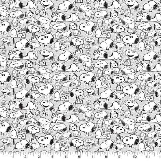 Peanuts Snoopy & Woodstock Nursery Cotton Fabric {4}