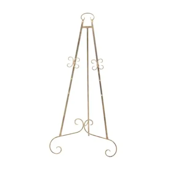 46'' Traditional Iron Easel Gold {1}