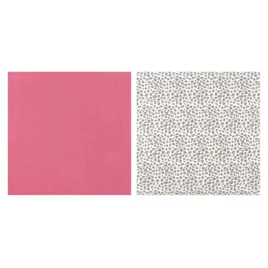 12" x 12" Classic Leopard & Red Sublimation Sheets by Make Market&reg; {3}