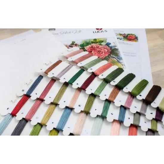 Luca-s Red Roses Counted Cross Stitch Kit {12}