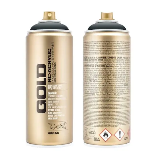 Montana&trade; Gold Acrylic Professional Spray Paint G7070 Stealth {1}