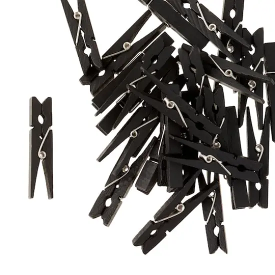 Black Medium Clothespins By Recollections&trade; {1}
