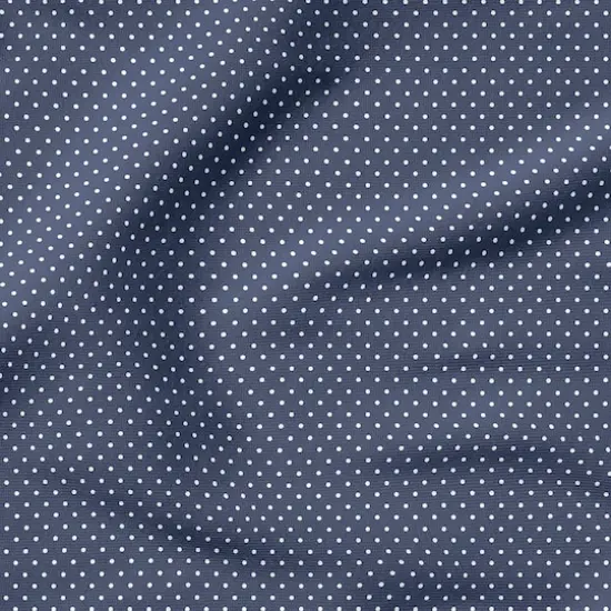 Fabric Editions Navy Pin Dot Cotton Fabric {5}